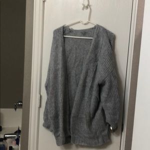 Aerie blue grey cardigan